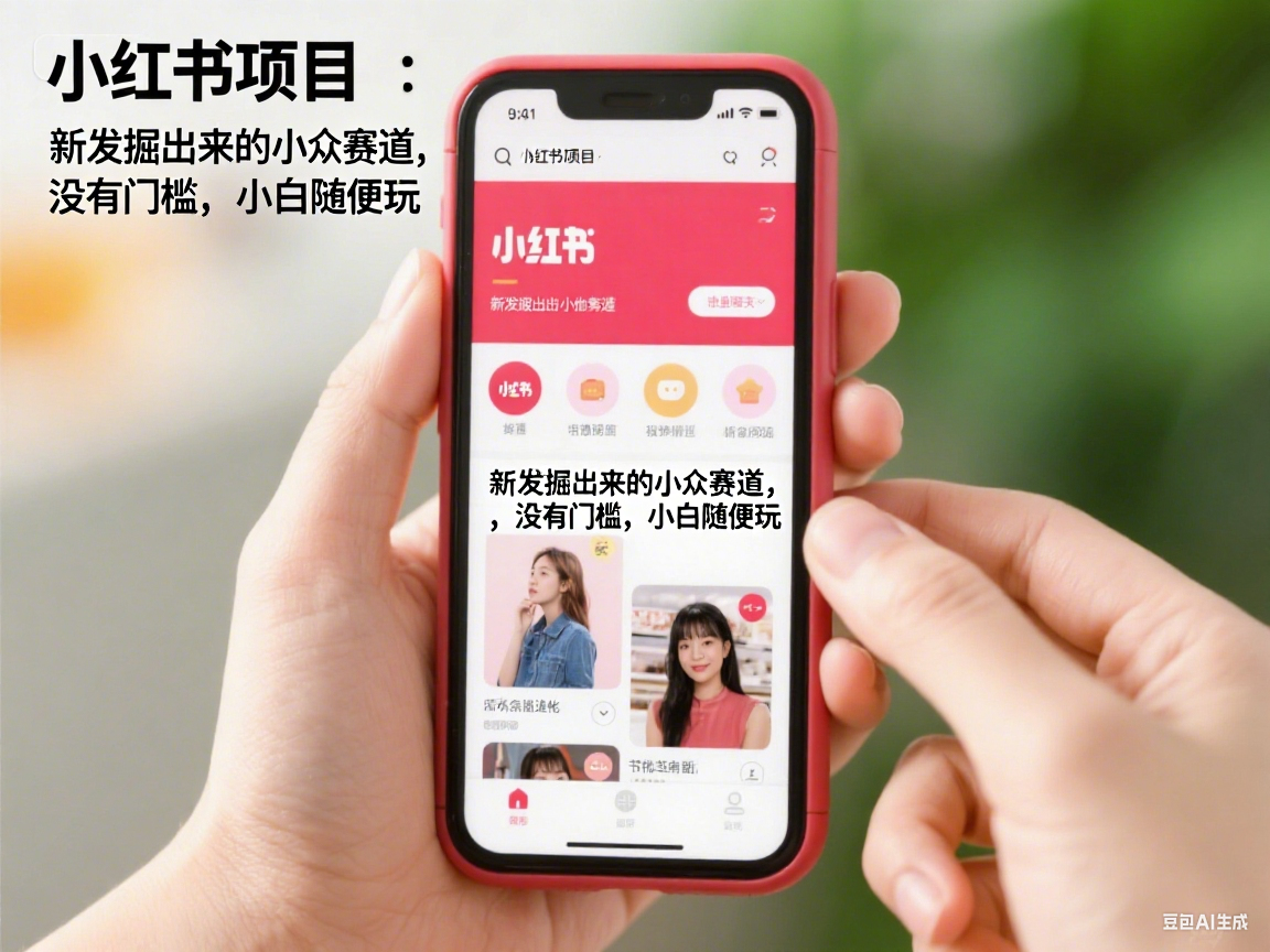 小红书项目：新发掘出来的小众赛道 ，没有门槛，小白随便玩-亮剑学堂