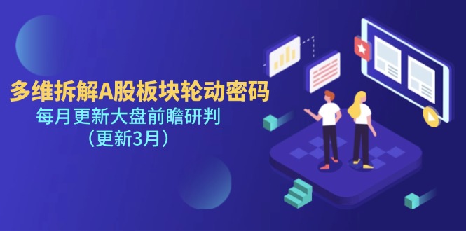 （14213期）多维拆解A股板块轮动密码，每月更新大盘前瞻研判（更新3月）-亮剑学堂